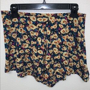 LA Hearts Multicolor Floral Skirt